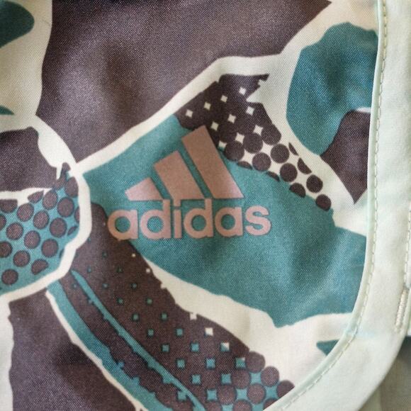 Adidas Climalite Running Shorts Women’s Size Small Green 3" Athletic Gym Workout - Picture 2 of 6